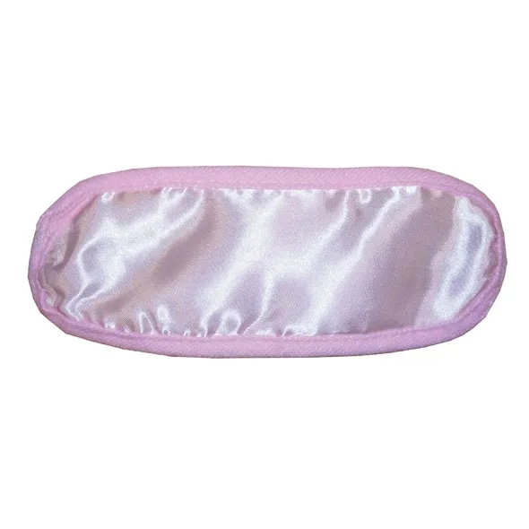Maska na oczy - S&M - Satin Blindfold jasno różowa