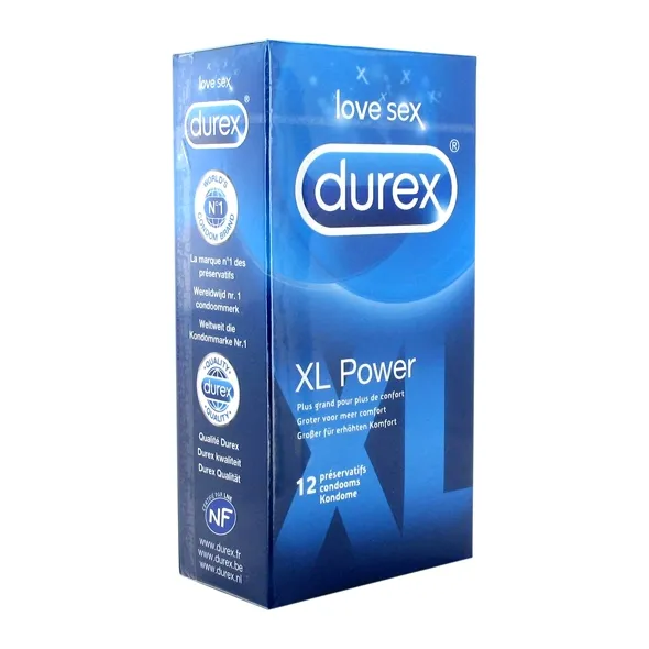 Prezerwatywy XL - Durex XL Power Condoms 12 szt