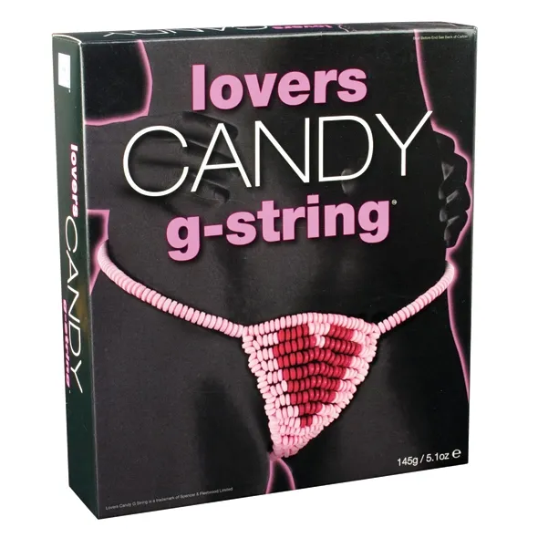 Stringi z cukierków z sercem - Lovers Candy G-String