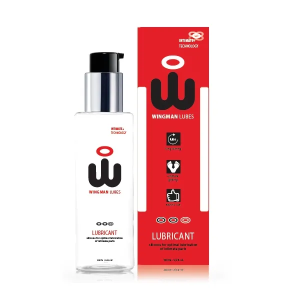 Silikonowy nawilżacz - Wingman Lubes Silicone Lubricant 100 ml