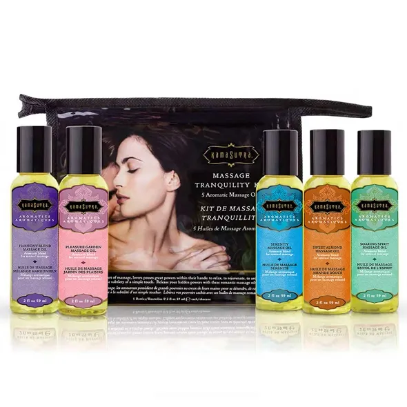 Zestaw olejków do masażu erotycznego i klasycznego - Kama Sutra Massage Tranquility Kit