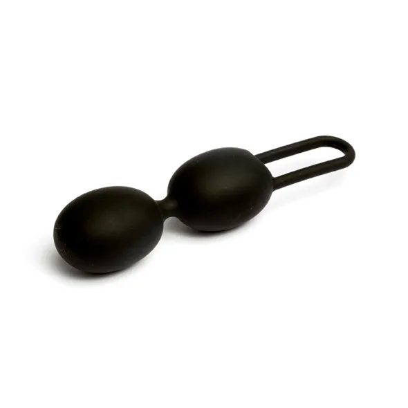 Podwójna kulka do ćwiczeń mięśni Kegla - Tickler Vibes Trainer Toyfriend Double  Czarny