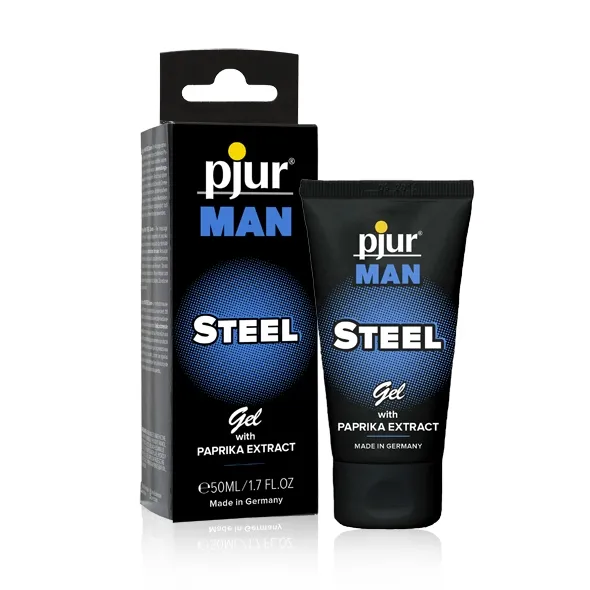 Żel dla mężczyzn, z wyciągiem z papryki - Pjur Man Steel Gel 50 ml