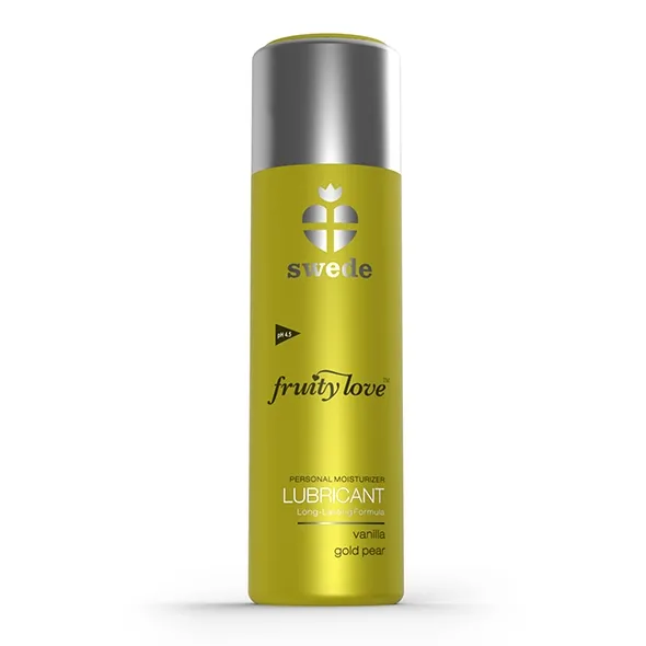 Lubrykant o świeżym, naturalnym zapachu - Swede Fruity Love Lubricant Złota Gruszka z Wanilią 100ml