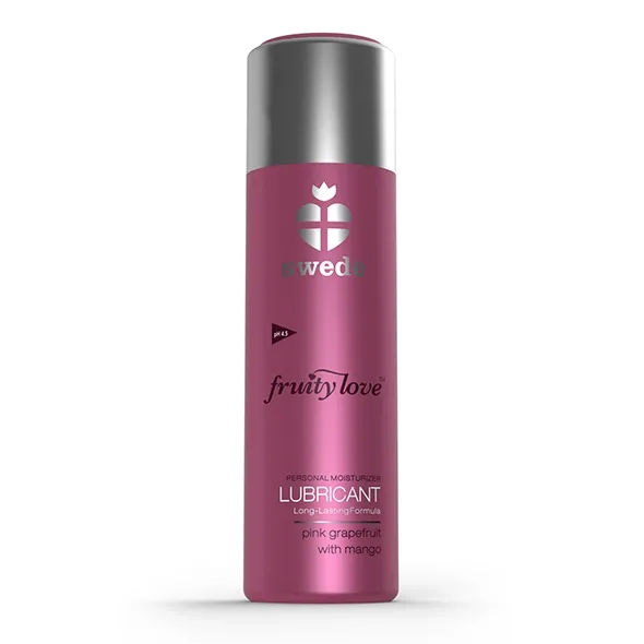 Lubrykant o świeżym, naturalnym zapachu - Swede Fruity Love Lubricant Różowy Grejpfrut z Mango 100ml
