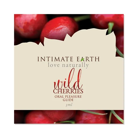 Próbka 3ml - Smakowy żel nawilżający - Intimate Organics Wild Cherries Lube czereśnie