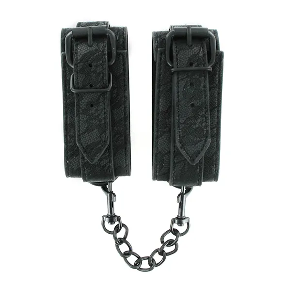 Kajdanki zdobione - Sportsheets Midnight Lace Cuffs