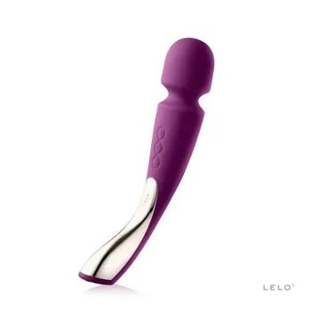 Wodoodporny masażer Lelo - Smart Wand Masager Medium Plum fioletowy średni