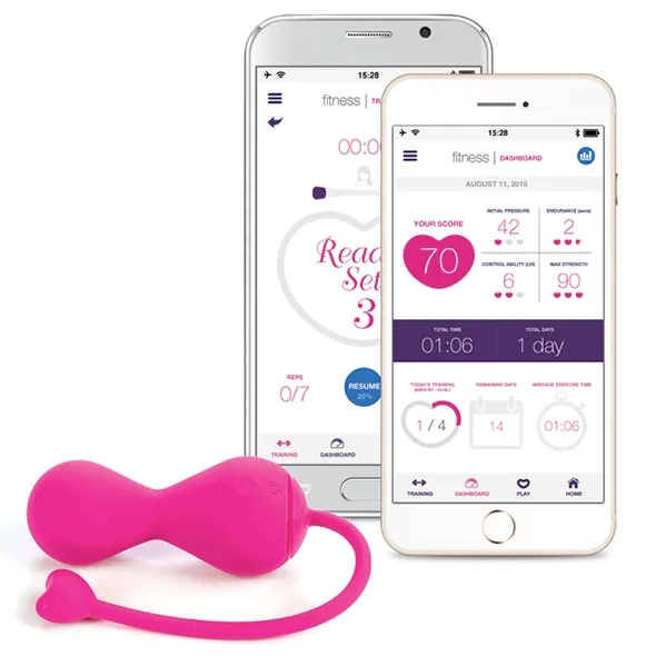 Kulki kegla z aplikacją - Lovelife by OhMiBod Krush App Connected Bluetooth Kegel