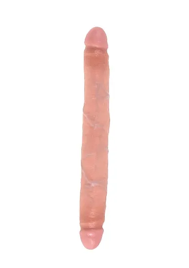 Pipedream King Cock -  dildo Vaginalno-Analne PODWÓJNE naturalne PVC - slim 31cm (12")