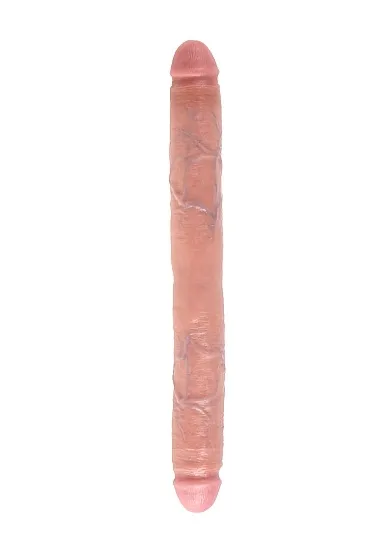 Pipedream King Cock -  dildo Waginalno-Analne PODWÓJNE ,naturalny, PVC - 44cm (16")