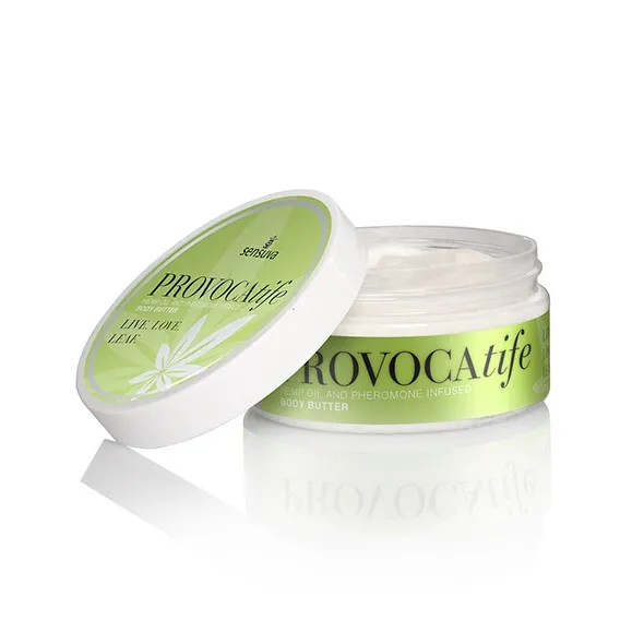 Masło do ciała z konopiami - Sensuva Provocatife Cannabis Oil & Pheromone Infused Body Butter 240 ml