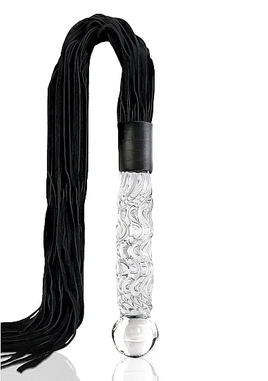 Pipedream Icicles - PEJCZ skóra bydlęca + szklane DILDO