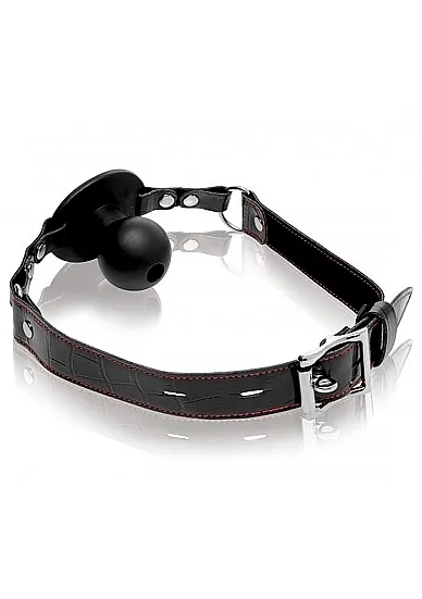 XR BRANDS Master Series - KNEBEL z fukncją wlewania płynów + KLAMRA