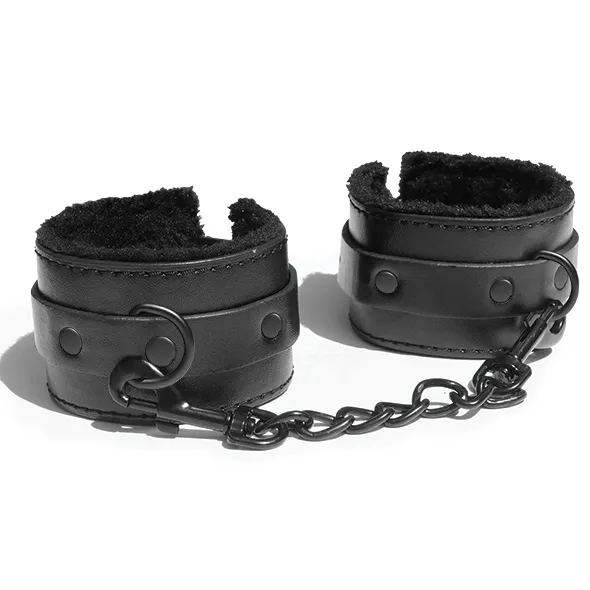 Kajdanki z futerkiem - S&M Shadow Fur Handcuffs