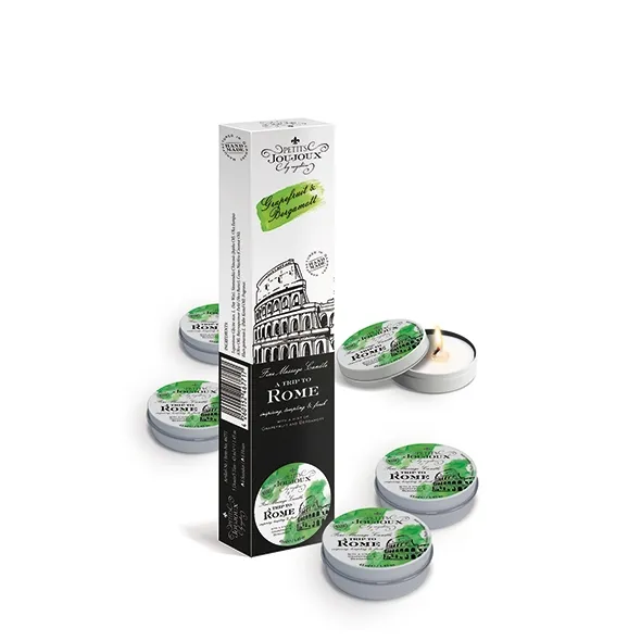 Świeca do masażu - Petits Joujoux Massage Candle 5x33g grejpfrut