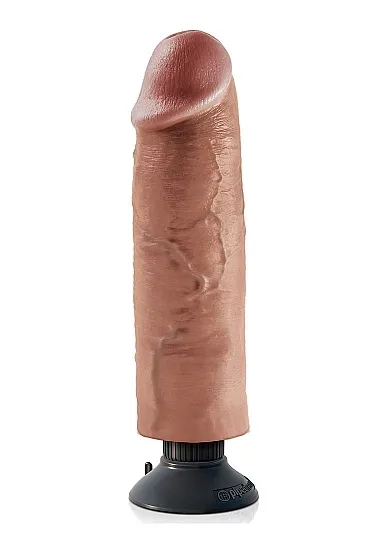 Pipedream King Cock - dildo realistyczne WIBRACJE śniade 25cm (10')