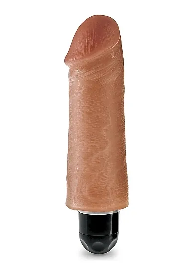 Pipedream King Cock - dildo realistyczne WIBRACJE śniade 13 cm (5')