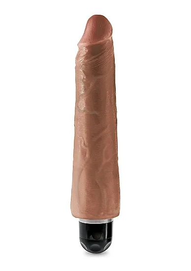 Pipedream King Cock - dildo realistyczne WIBRACJE śniade 28 cm (9')