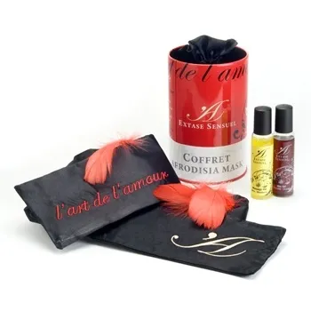 Zestaw erotycznych akcesoriów Extase Sensuel - Coffret Afrodisia Mask