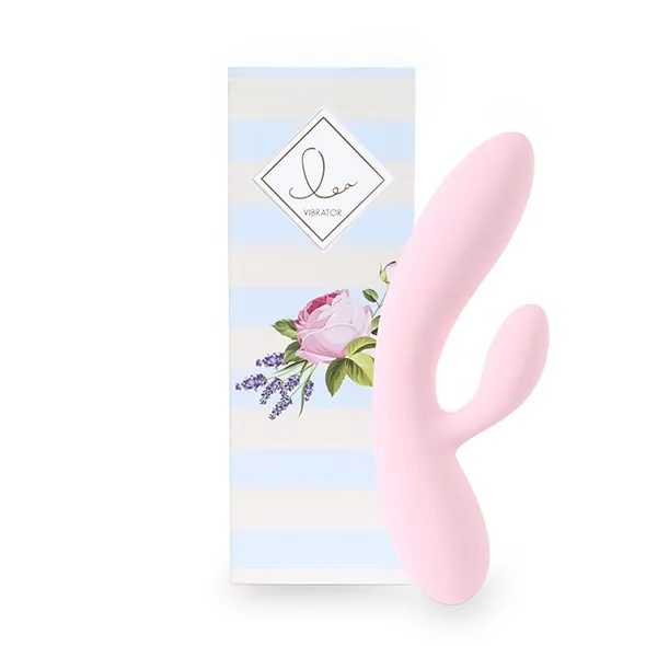 Wibrator ze stymulatorem - FeelzToys Lea Vibrator  Lekki Róż