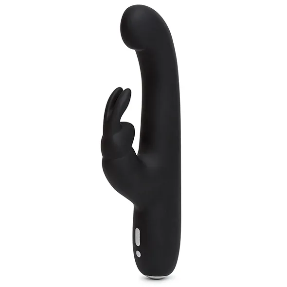 Wibrator do punktu G ze stymulatorem - Happy Rabbit Slimline G-Spot USB Rechargeable Rabbit Vibrator