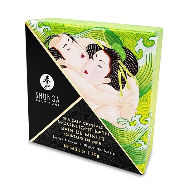 Sól do kąpieli saszetka - Shunga Oriental Crystals Organica - Kwiat lotosu 75g