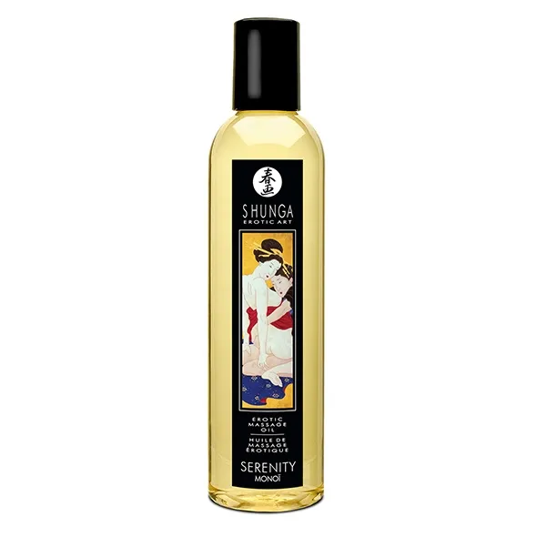 Olejek do masażu - Shunga Massage Oil  - Serenity Monoi