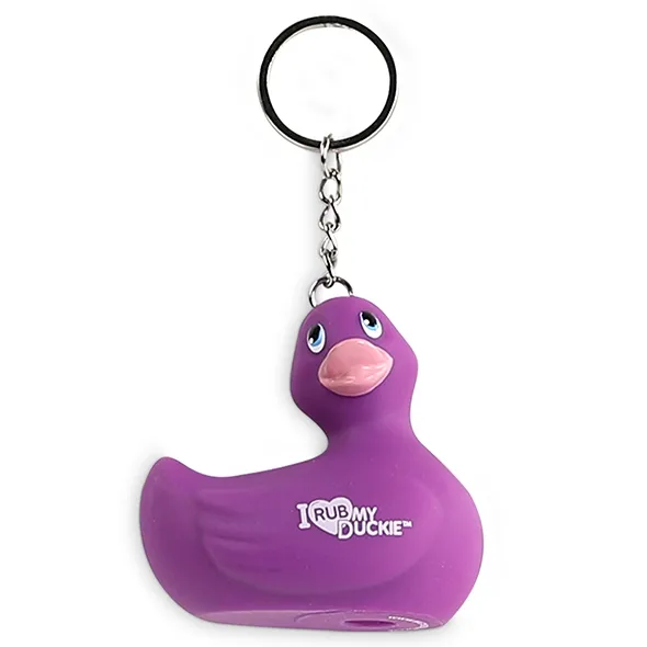 Breloczek - I Rub My Duckie Keychain Fioletowy