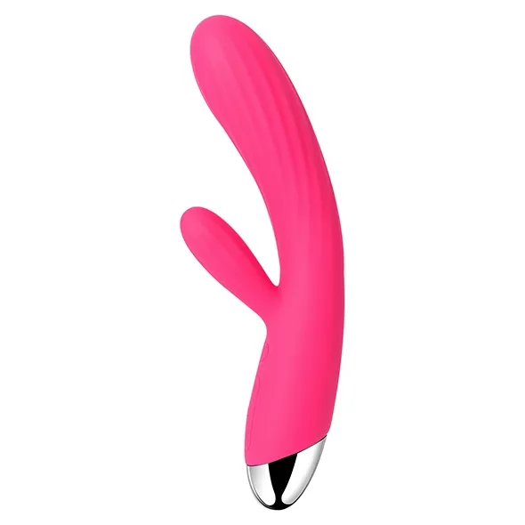 Wibrator ogrzewany ze stymulatorem - Svakom Angel Intelligent Warming Vibrator