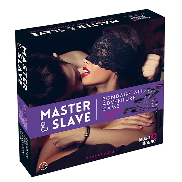 Gra erotyczna BDSM 10 elementów - Master & Slave Bondage Game PL