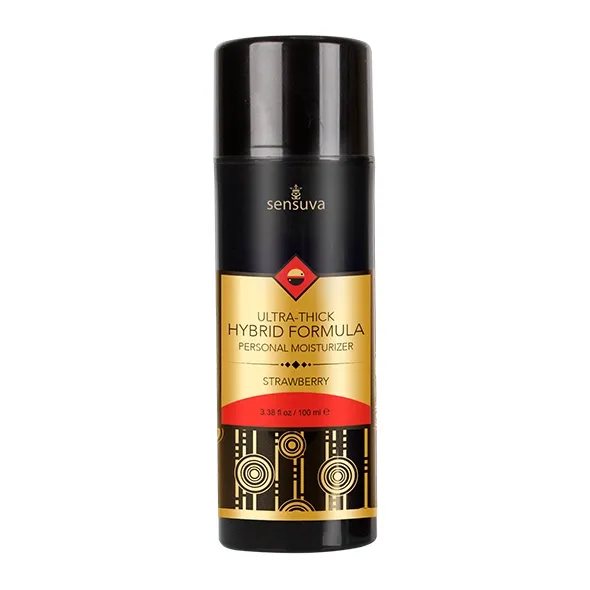 Gęsty hybrydowy środek nawilżający - Sensuva Ultra-Thick Hybrid Personal Moisturizer 100 ml  Truskawka