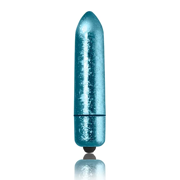 Wibrator klasyczny - Rocks-Off Frosted Fleurs   Niebieski