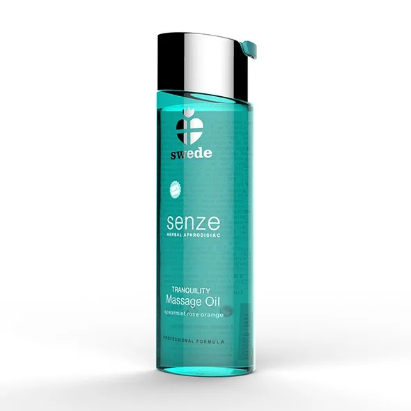 Olejek do masażu wegański - Swede Senze Massage Oil 75 ml Mięta