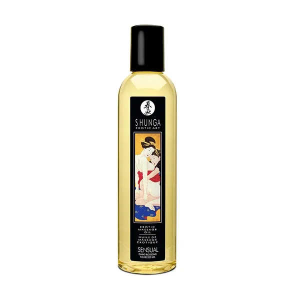 Olejek do masażu - Shunga Massage Oil  Sensual Island Blossoms