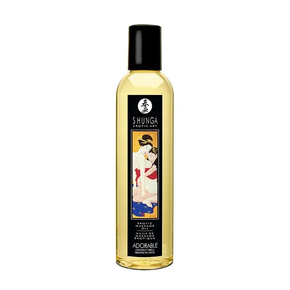 Olejek do masażu - Shunga Massage Oil Adorable Coconut Thrills