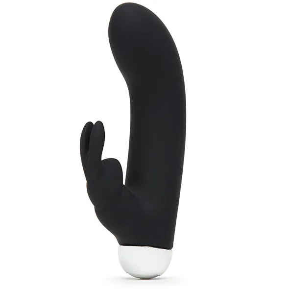 Wibrator ze stymulatorem łechtaczki - Fifty Shades of Grey Greedy Girl Rechargeable Mini Rabbit Vibrator
