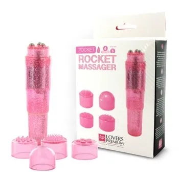 Stymulator łechtaczki LoversPremium - Pocket Rocket Massager różowy