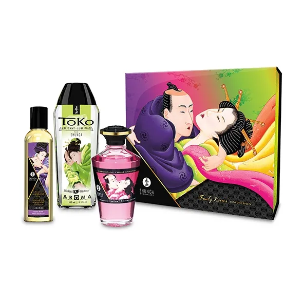 Zestaw olejków erotycznych - Shunga Fruity Kisses Gift Set