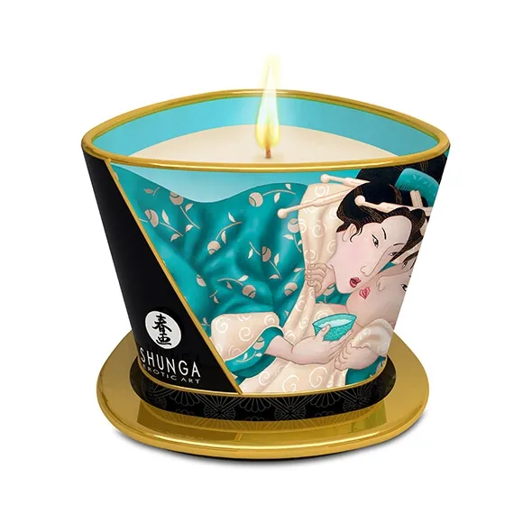 Świeca do masażu - Shunga Candle 170 ml Island Blossoms