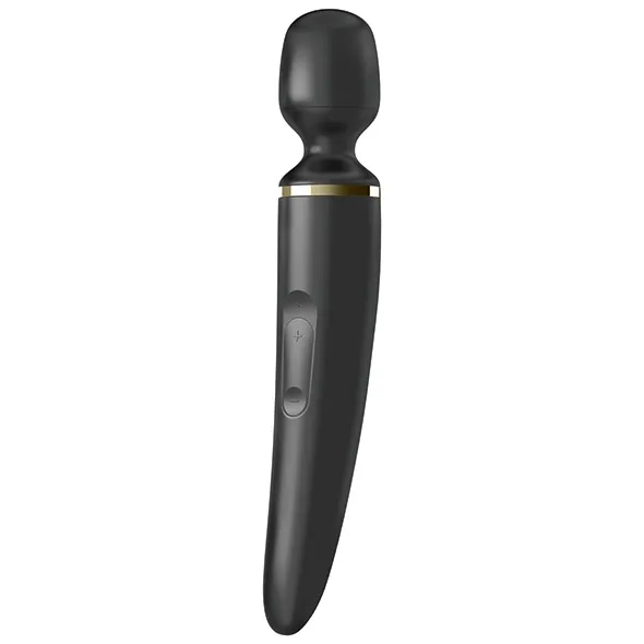 Masażer z główką typu różdżka ładowany - Satisfyer Women Wand   Czarny