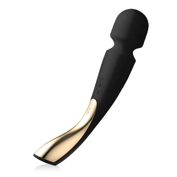 Masażer łechtaczki i ciała - Lelo Smart Wand 2 Massager Large Czarny