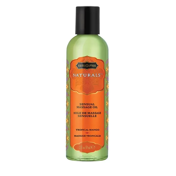 Lekki Olejek do masażu i nawilżania - Kama Sutra Naturals Massage Oil Mango - 59ml