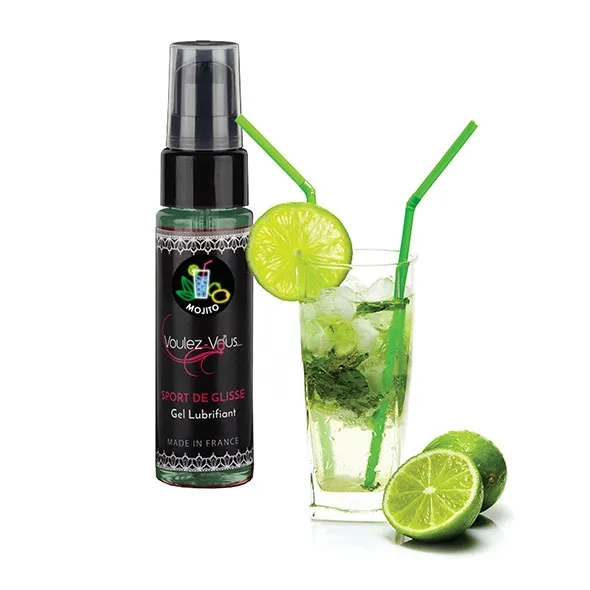 Smakowy żel nawilżający - Voulez-Vous... Water Based Lubricant 35 ml  Mojito