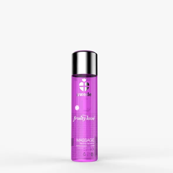 Balsam jadalny do masażu - Swede Fruity Love Massage 60 ml Malina i Rabarbar