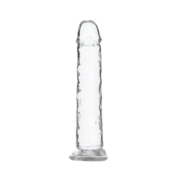 Dildo klasyczne realistyczne - Addiction Crystal Addiction Vertical Dildo (No Balls) 7 Inch