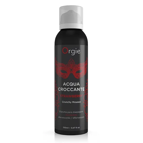 Żel do masażu - Orgie Acqua Croccante Crunchy Mousse 150ml Truskawka