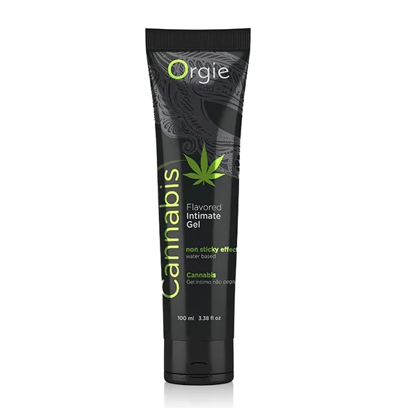 Smakowy żel nawilżający - Orgie Lube Tube Flavored Intimate Gel 100 ml  Cannabis