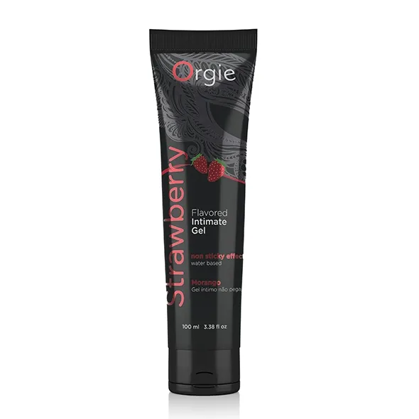 Smakowy żel nawilżający - Orgie Lube Tube Flavored Intimate Gel 100 ml  Truskawka