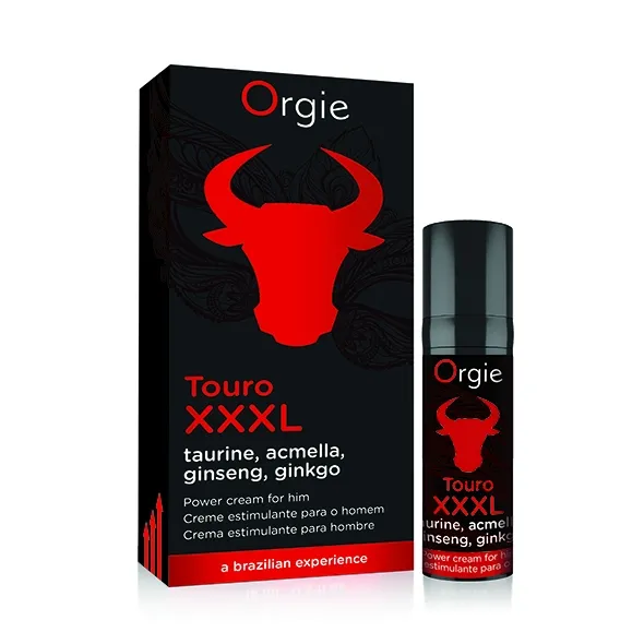 Krem powiększający penisa i  erekcję - Orgie Touro XXXL Erection Cream 15 ml